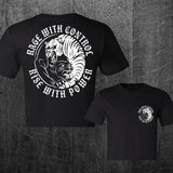 "RISE WITH POWER" Women's Custom Cut Crop Tee