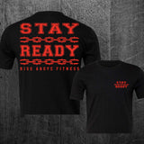 "STAY READY" Women's Custom Cut Crop Tee