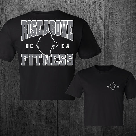 "TEAM WOLF" Women's Custom Cut Crop Tee