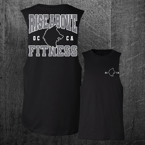 "TEAM WOLF" Custom Cut Muscle Tee