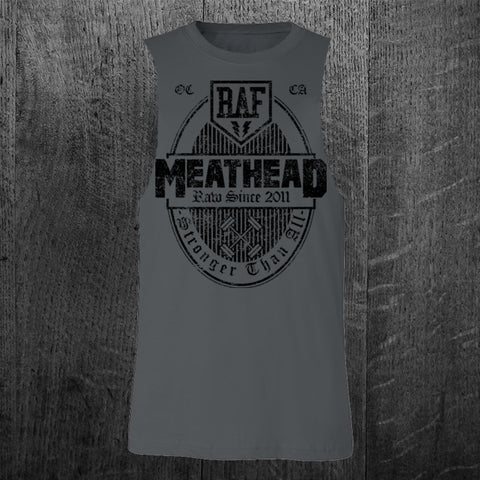 "MEATHEAD" Custom Cut Muscle Tee