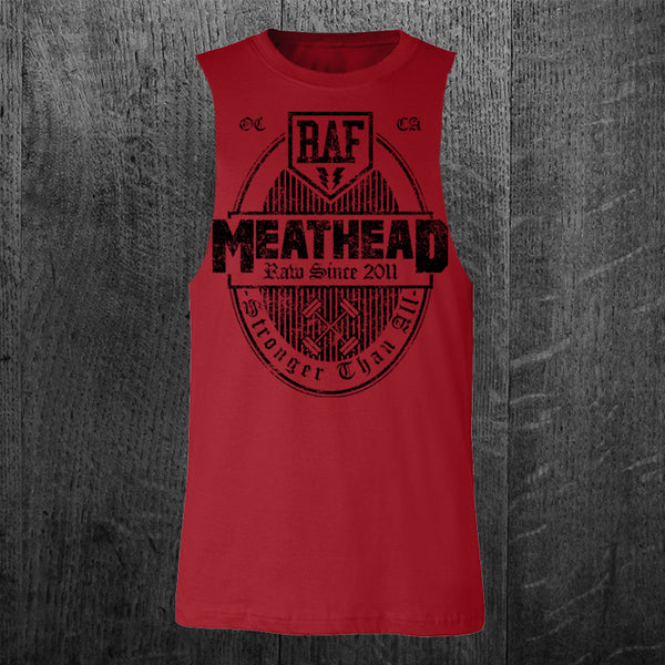 "MEATHEAD" Custom Cut Muscle Tee
