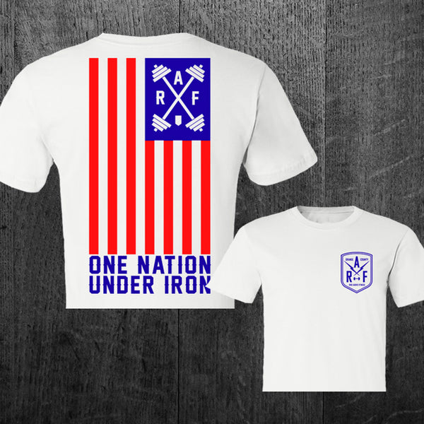 Limited Edition "ONE NATION UNDER IRON" Women's Custom Cut Crop Tee