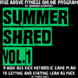 SUMMER SHRED VOL 1 Online Program